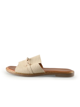 DSTRCT Mules Pantoletten Beige 335608
 Größe 40
 
