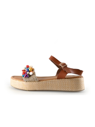 Lisa & Jo Sandalen Beige 335957
 Größe 41
 