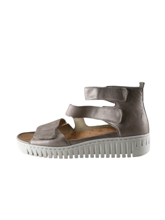 Waldlaufer Sandalen Silber 336228
 Größe 42
 