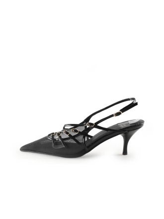 Jeffrey Campbell Mules Pantoletten Schwarz 336286
 Größe 39
 