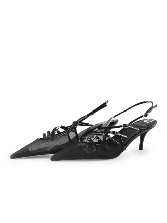 Jeffrey Campbell Mules Pantoletten Schwarz 336286
 Größe 39
 