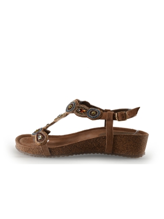 Miss Behave Sandalen Braun 336704
 Größe 38
 