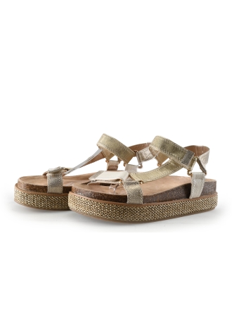 Poelman Sandalen Beige 336876
 Größe 40
 