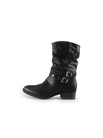 Charmosa Stiefeletten Schwarz 336972
 Größe 41
 