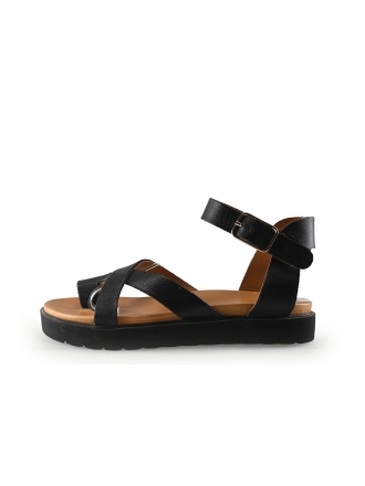 Manfield Sandalen Schwarz 337258
 