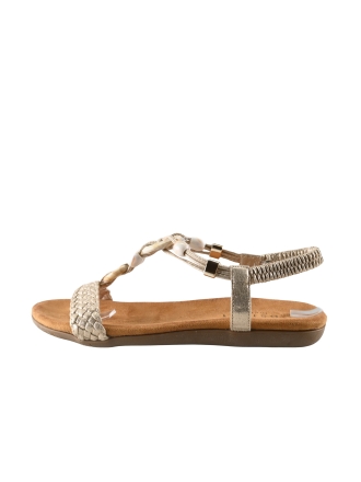 DSTRCT Sandalen Gold 337595
 Größe 38
 