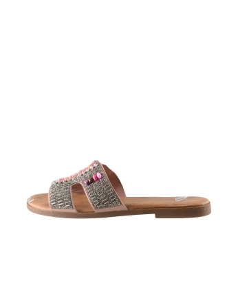 Poelman Mules Pantoletten Rosa 337641
 Größe 40
 
