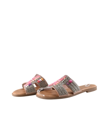 Poelman Mules Pantoletten Rosa 337641
 Größe 40
 