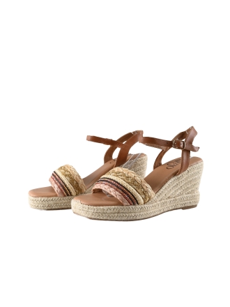 Lisa & Jo Keilschuhe Cognac 337763
 Größe 39
 