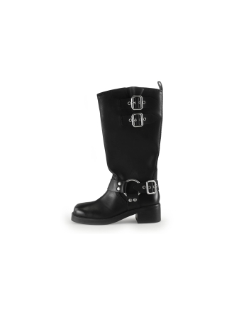 Steve Madden Bikerstiefel Schwarz 338546
 Größe 38
 