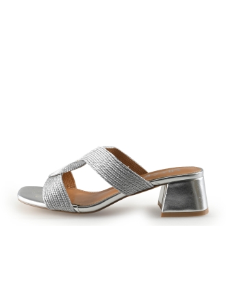 Mia & Jo Mules Pantoletten Silber 338806
 Größe 38
 
