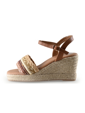 Lisa & Jo Keilschuhe Cognac 338963
 Größe 40
 