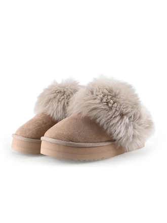 Warmbat Hausschuhe Beige 339105
 Größe 42
 