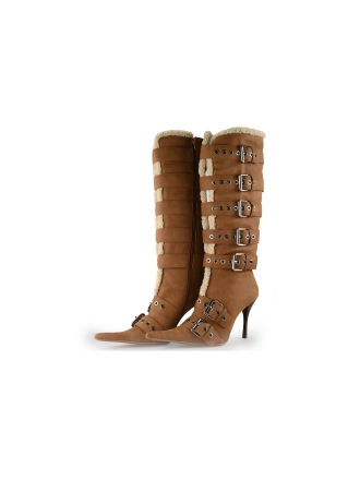 Jeffrey Campbell Stiefel Braun 339287
 Größe 39
 