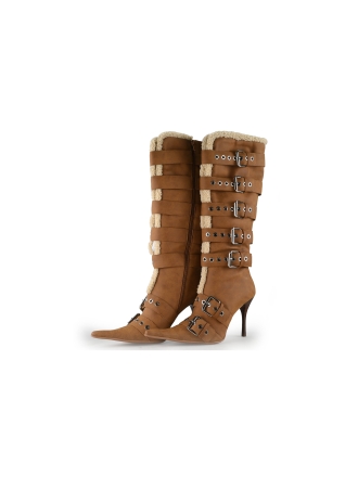 Jeffrey Campbell Stiefel Braun 339293
 Größe 39
 