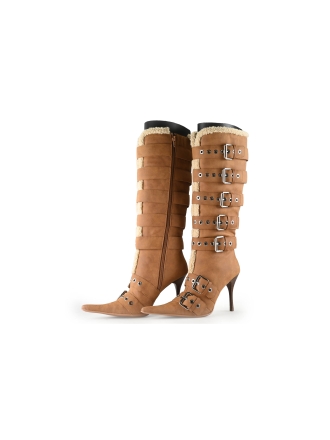 Jeffrey Campbell Stiefel Braun 339295
 Größe 37
 