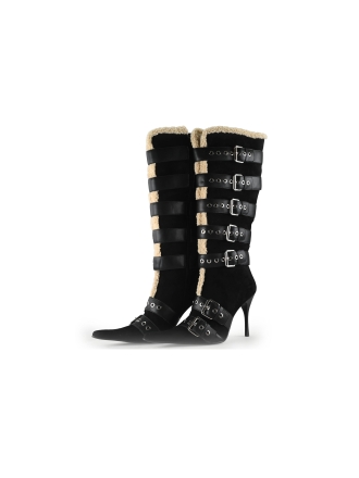 Fuchsia Boots Stiefel Schwarz 339302
 Größe 40
 