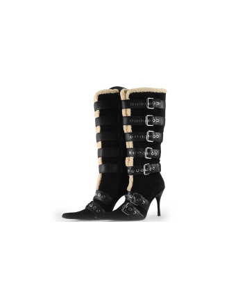 Fuchsia Boots Stiefel Schwarz 339311
 Größe 37
 