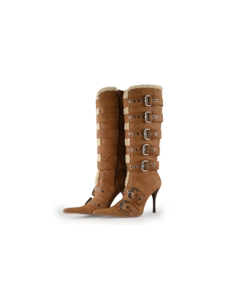 Jeffrey Campbell Stiefel Braun 339360
 Größe 37
 