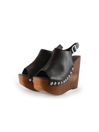 Jeffrey Campbell Mules Pantoletten Schwarz 339408
 Größe 41
 