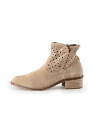 Manfield Stiefeletten Beige 340085
 Größe 39
 