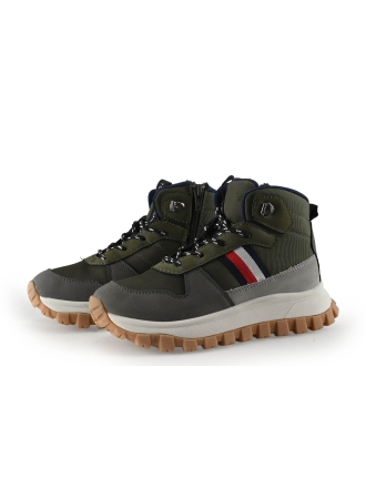 Tommy Hilfiger Hohe Sneaker Grün 340492
 Größe 34
 