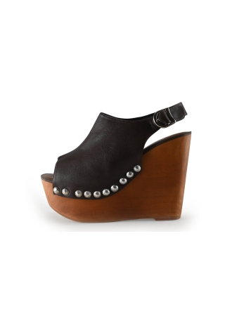 Jeffrey Campbell Mules Pantoletten Schwarz 340726
 Größe 40
 