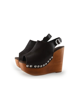 Jeffrey Campbell Mules Pantoletten Schwarz 340726
 Größe 40
 