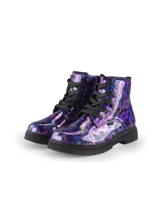 Puccetti Schnürstiefel Lila 341661
 Größe 38
 