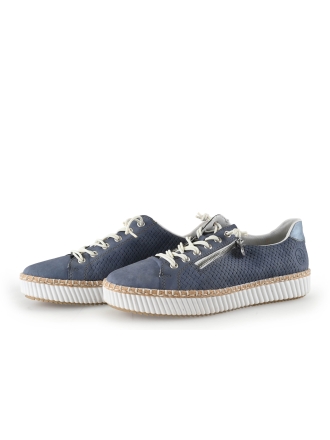 Rieker Schnürschuhe Blau 341833
 Größe 40
 