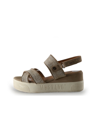 Mustang Sandalen Beige 342075
 Größe 40
 
