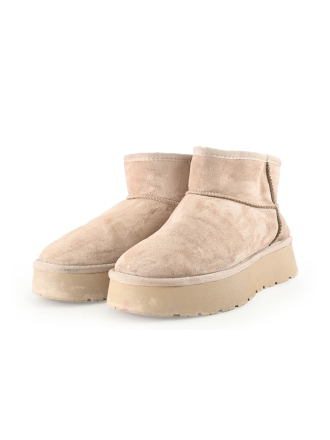 Poelman Stiefeletten Beige 342359
 Größe 40
 