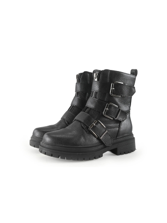 DSTRCT Bikerstiefel Schwarz 343309
 Größe 36
 