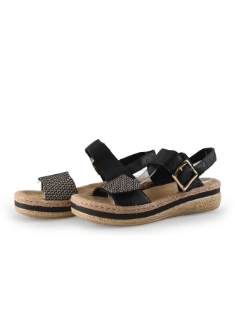 Rieker Espadrilles Schwarz 343358
 Größe 41
 