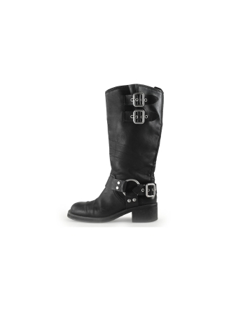 Steve Madden Bikerstiefel Schwarz 343379
 Größe 37½
 