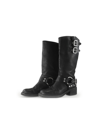 Steve Madden Bikerstiefel Schwarz 343379
 Größe 37½
 