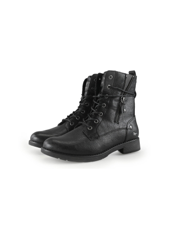 Mustang Schnürstiefel Schwarz 343497
 Größe 39
 