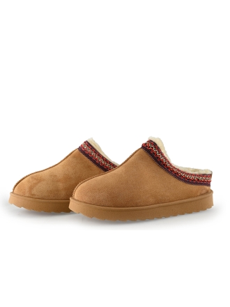 Double Heart Hausschuhe Beige 343775
 Größe 42
 