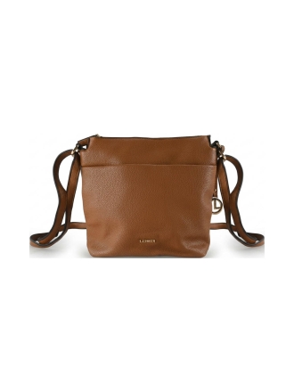 L.Credi Umhängetasche Cognac 343974
 Größe standaard
 