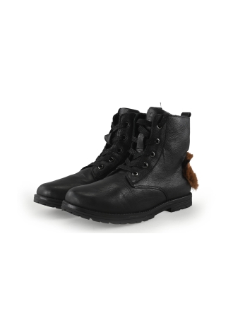 Muyters Schnürstiefel Schwarz 344459
 Größe 34
 