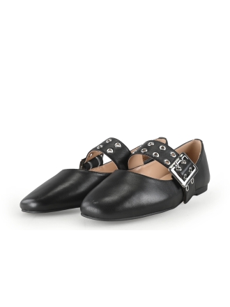 Steve Madden Ballerinaschuhe Schwarz 344873
 Größe 38½
 