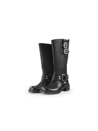 Steve Madden Bikerstiefel Schwarz 344958
 Größe 36
 