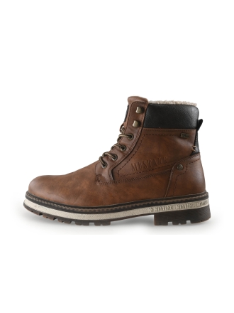 Mustang Schnürschuhe Cognac 345068
 Größe 45
 