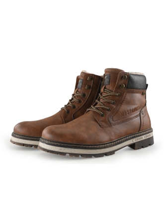 Mustang Schnürschuhe Cognac 345068
 Größe 45
 