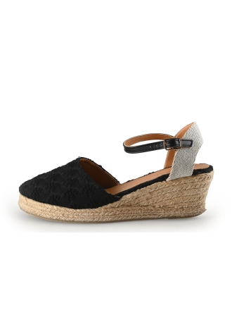 Super Cracks Keilschuhe Schwarz 345442
 Größe 41
 