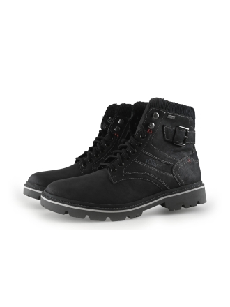 S.oliver Schnürstiefel Schwarz 346079
 Größe 44
 