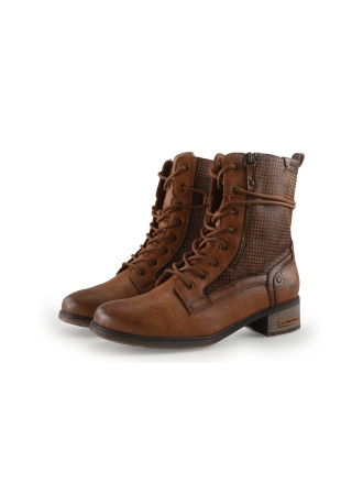 Mustang Schnürstiefel Cognac 346355
 Größe 39
 