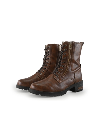 Mustang Schnürstiefel Cognac 346409
 Größe 41
 