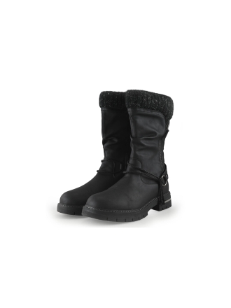 Charmosa Stiefeletten Schwarz 346448
 Größe 40
 