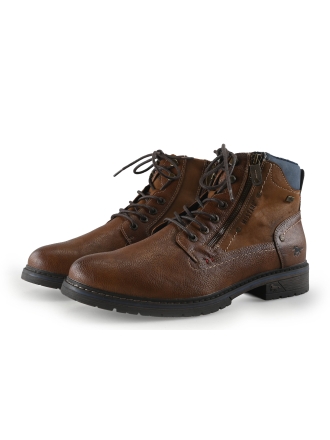 Mustang Schnürschuhe Cognac 346629
 Größe 45
 
